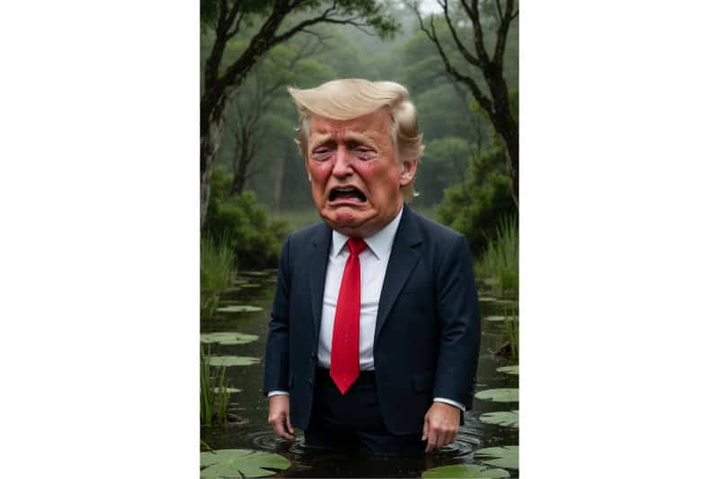 Donald Trump (foto satirica fatta con AI)