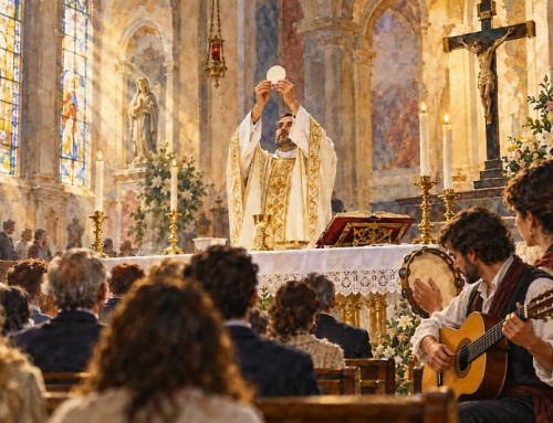 The Mass Is Not a Concert. Music that in form is secular and not exactly sacred is more suited for use ‘outside the temple’